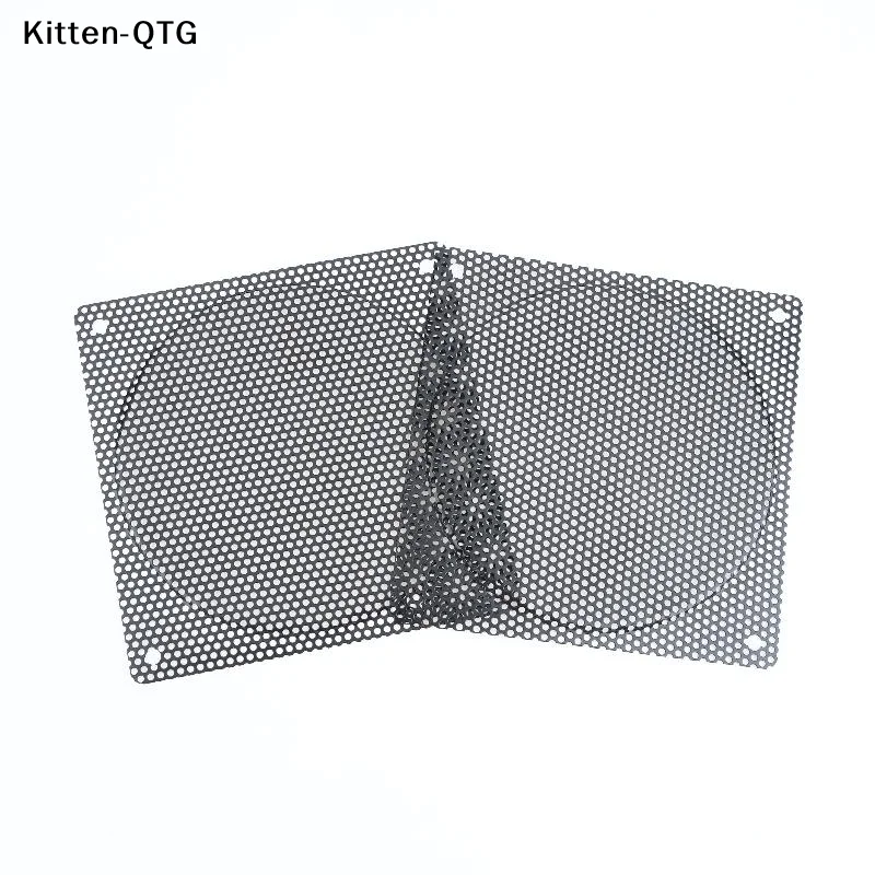 NEW 2Pcs 120mm Ultra-Thin Metal Dust Filter Mesh Cover For PC Case Fan Chassis – 4.72in Dustproof Protective Grill
