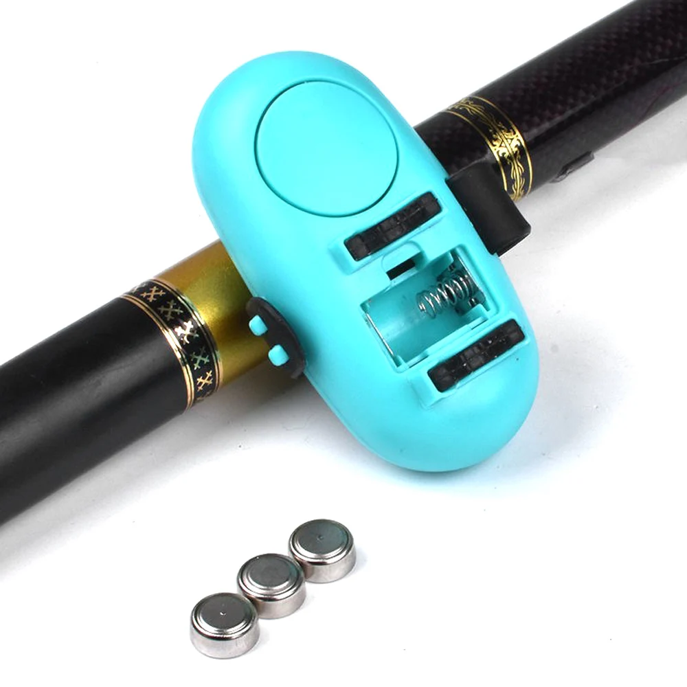 Universal Electronic Fishing Alarm Sea Fish Bite Alarm Sound LED Light Energy Saving Bulb for Clips On Sea Fishing Rod Equipment