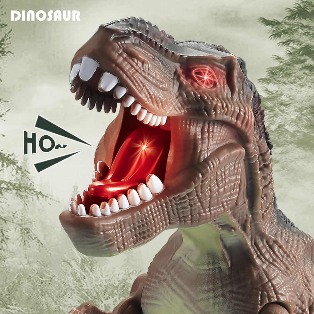 ألعاب الديناصورات للتحكم عن بعد، محاكاة Tyrannosaurus Rex Dino World Game نموذج ديناصور كهربائي هدايا روبوت المشي الإلكترونية