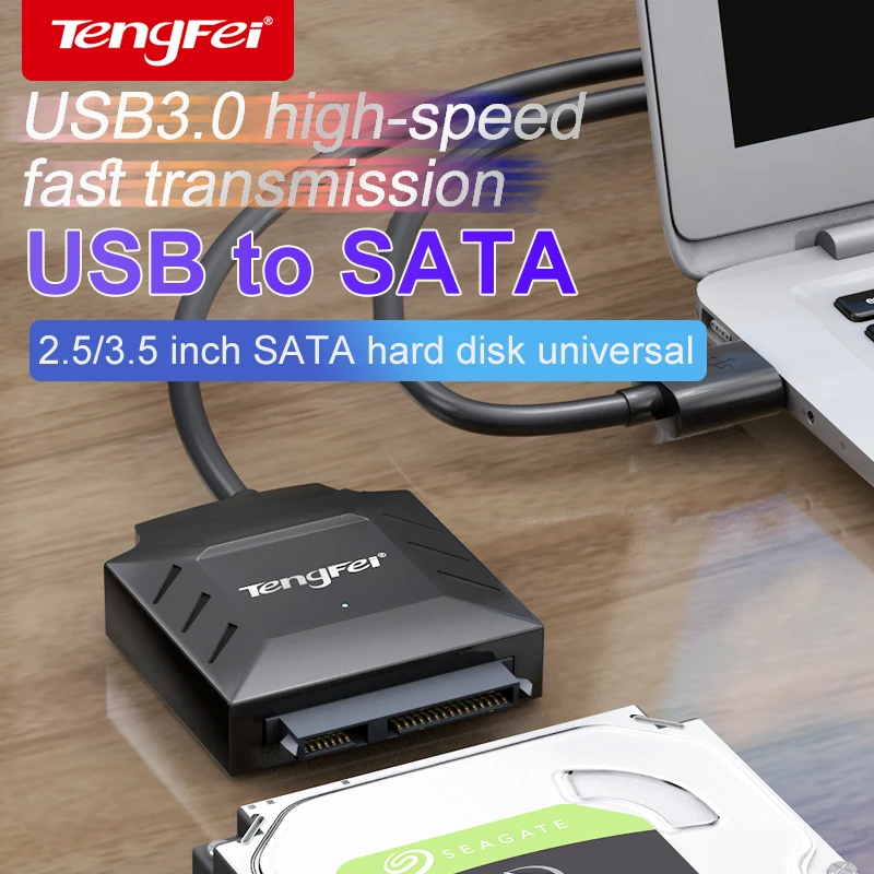 USB 3.0 to SATA Cable USB C to SATA III Hard Drive Adapter UP To 6Gbps Support 2.5