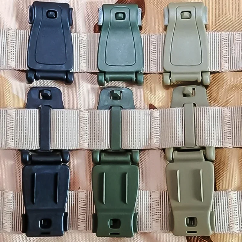 

Outdoor Sports Fans Backpack Molly Buckles System Ribbon Connection Fixed Clip Camping Adventure Adjustment Buckle Accessories