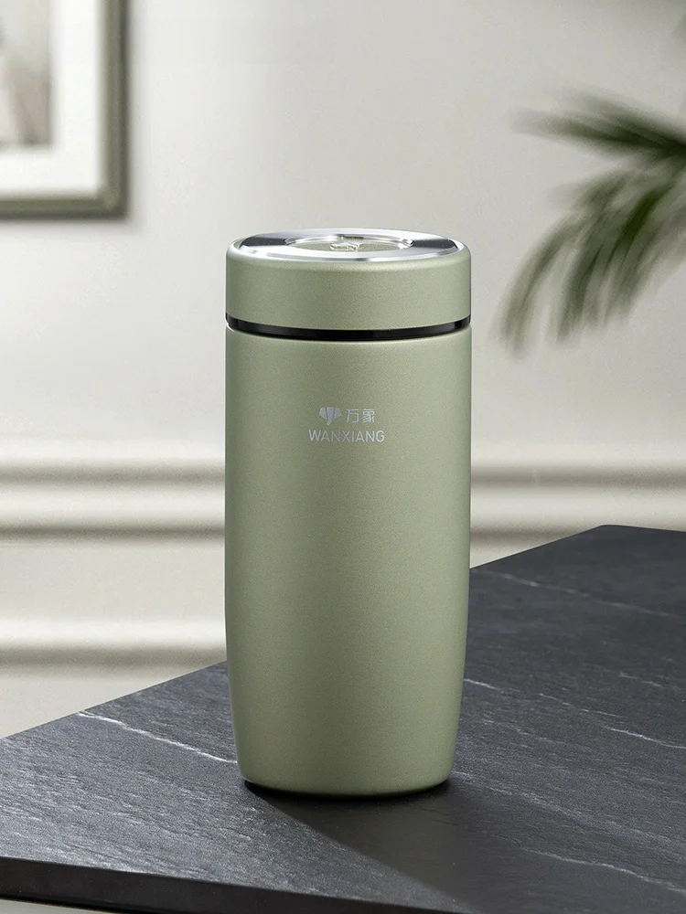

Large Capaci Tea Water Separation Businmens Stainl Steel Insulated Mug High Aesthetic Value for Men And Women