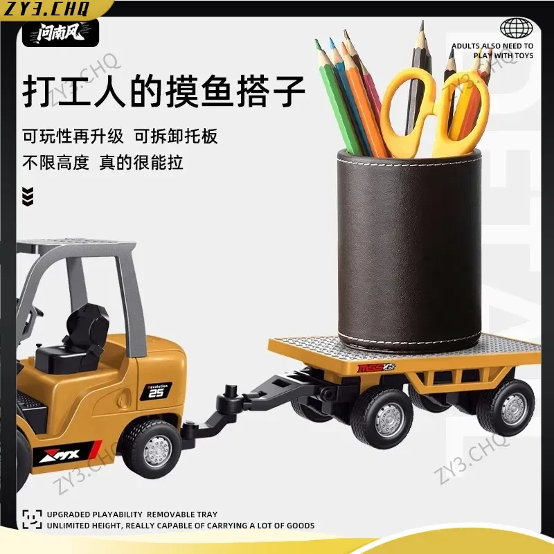 

Спросите Nanfeng, мини-сплавный вилочный погрузчик с полным пропортом, 1:64, автомобиль с дистанционным управлением, электроинженерная модель автомобиля, подарок для мальчика