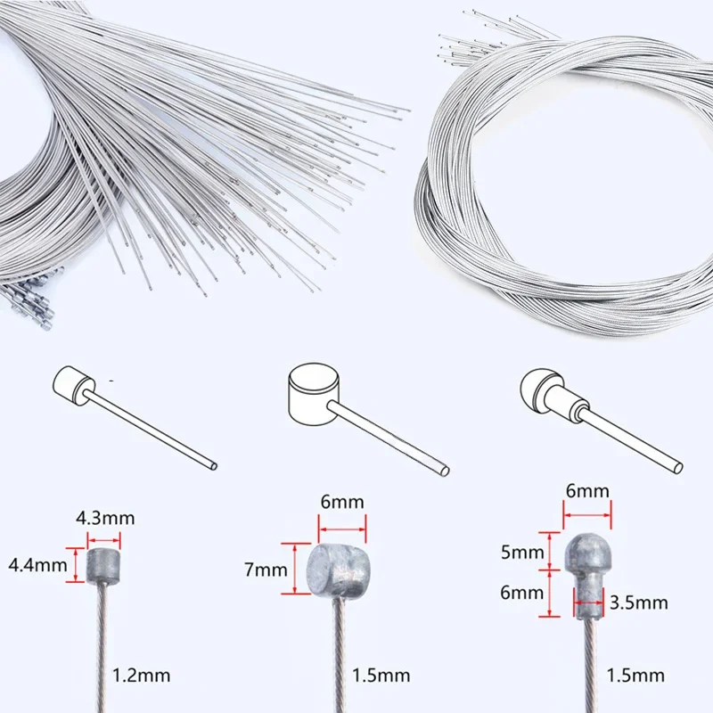 Bicycle Brake Line Cycling Speed Line Fixed Gear Shifter Gear Brake Cable Line Core Inner Wire For Road Bike Replacement Parts - Image 5