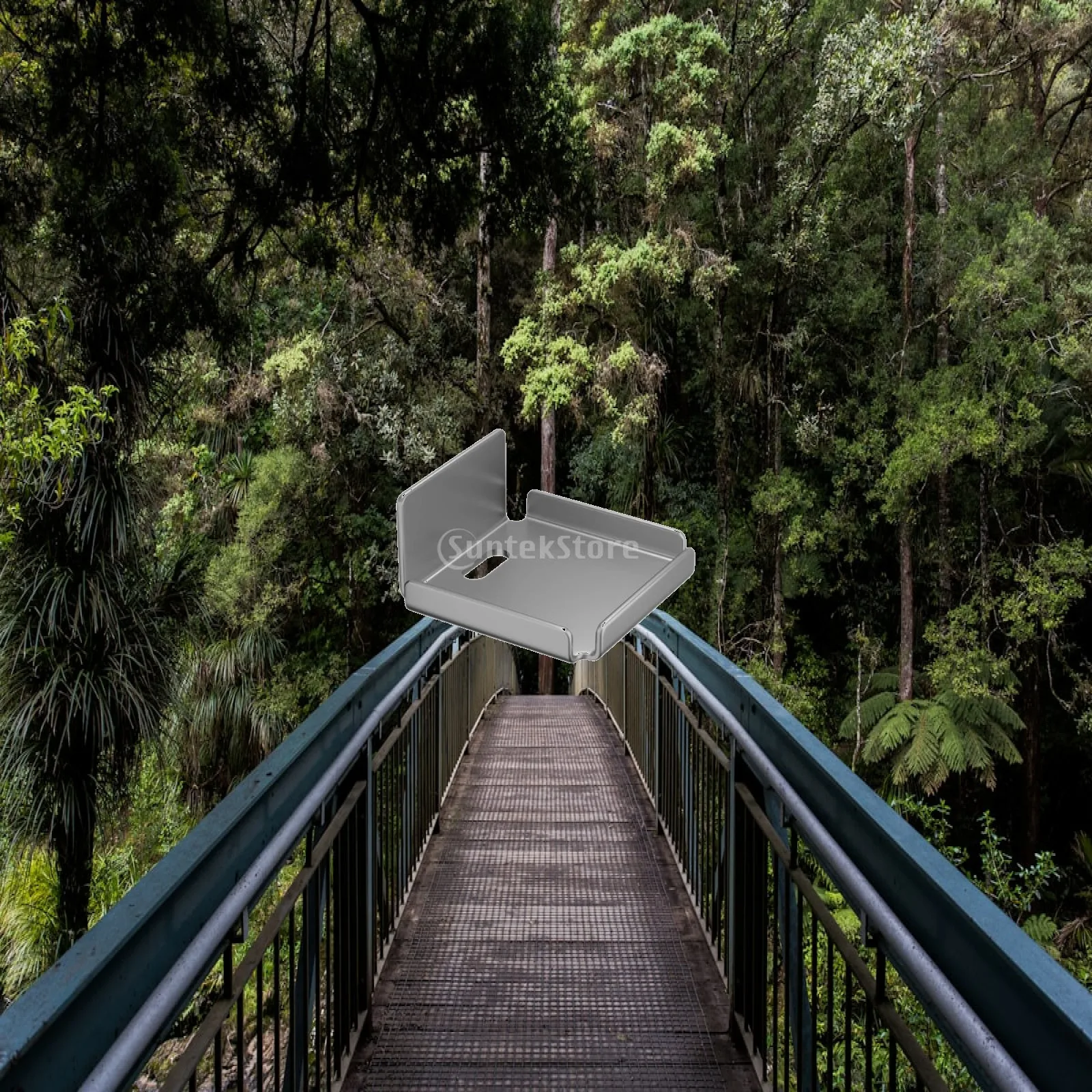 Universal Camera Wall Mounting Bracket Pressure Fit Shelf Camera Holder for Living Room Monitoring