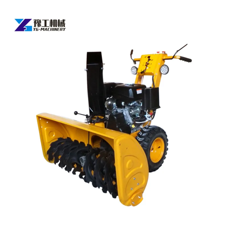 Mini Skid Steer Snow Blower Electric Snow Thrower Snow Roller Sweeper