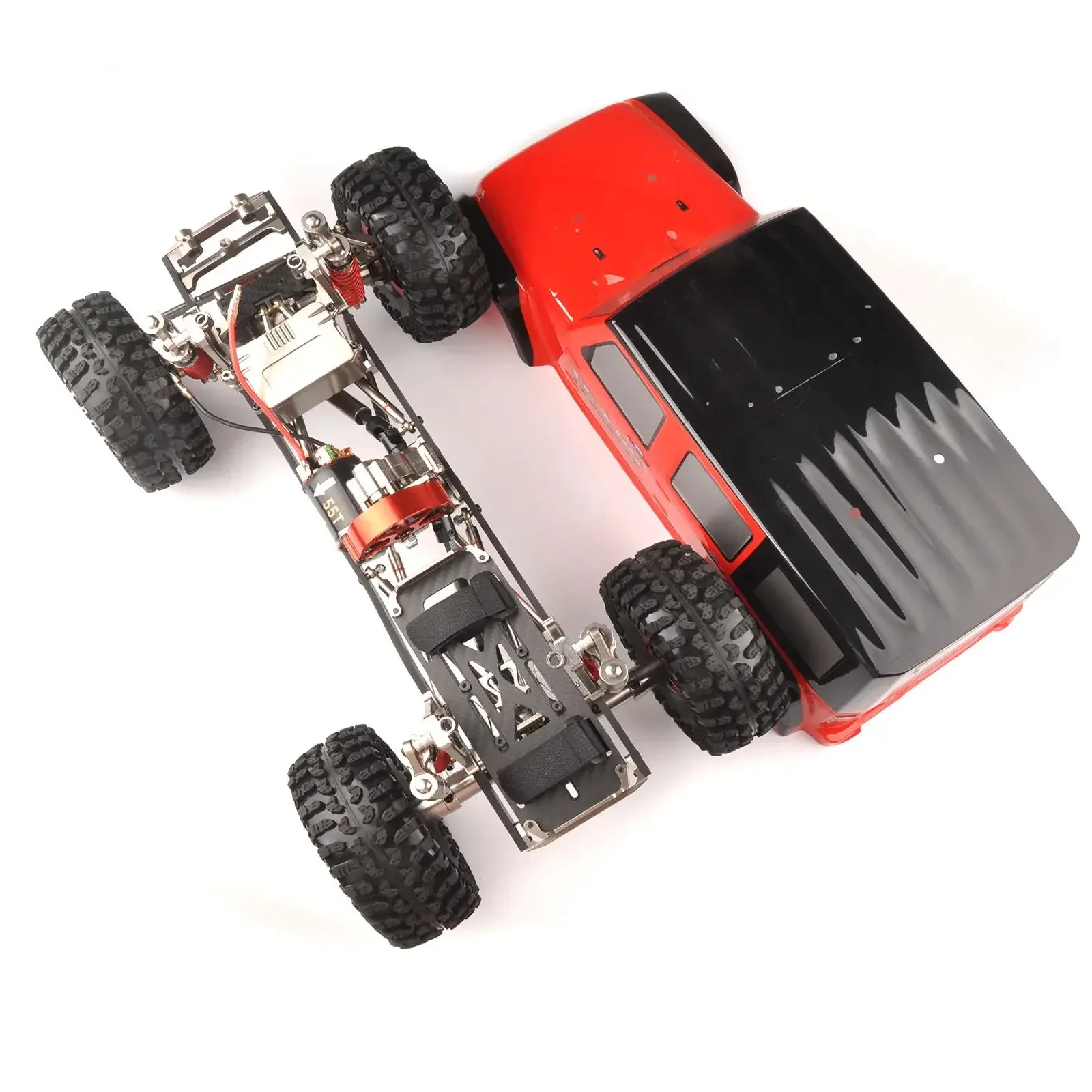 CNC  1/10 RC Rock Crawler Chassis