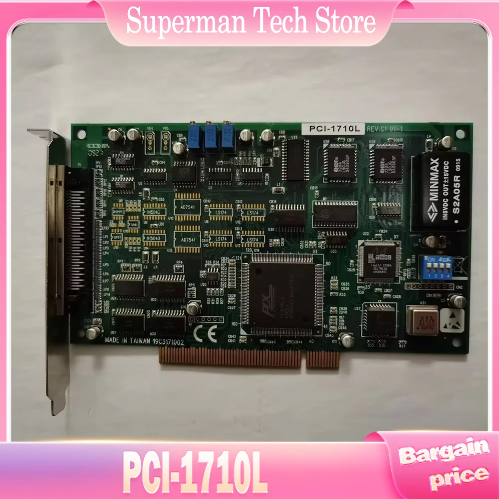 For Advantech Multifunctional PCI Data Acquisition Card PCI-1710L