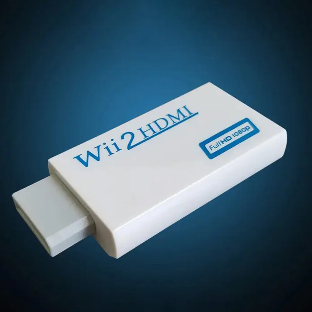 For Wii To HDMI-Compatible Adapter Converter 3.5mm Audio For PC HDTV Monitor 1080P 720P Wii2 To HDMI WII2HDMI Converter