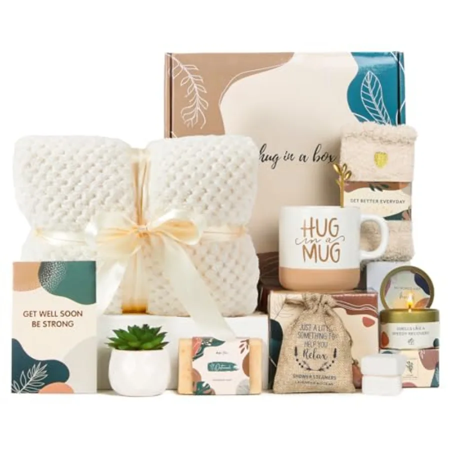 

Get Well Gifts for Women Feel Better Gifts Baskets for Women After Surgery Cancer Care Gifts for Friend Sick Chemo Care Package