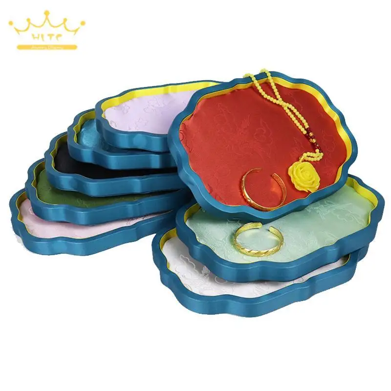 

Подставка-органайзер для ювелирных изделий в китайском стиле: поднос для демонстрации нефрита, ожерелий, браслетов, брошей, колец, серег. Реквизит для витрин.