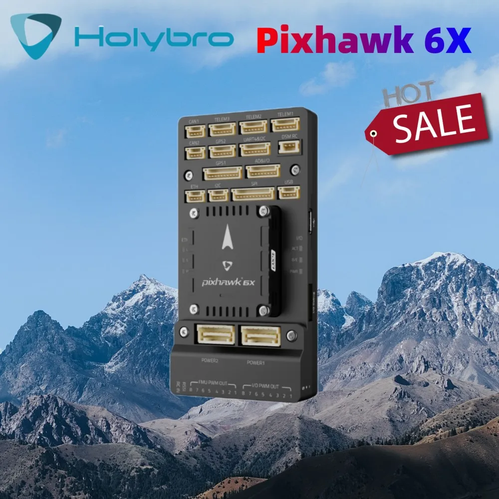 

2022 New Holybro Pixhawk 6X Autopilot Flight Controller Baseboard PM02D Power Module M8N GPS for RC Multirotor Airplanes Parts