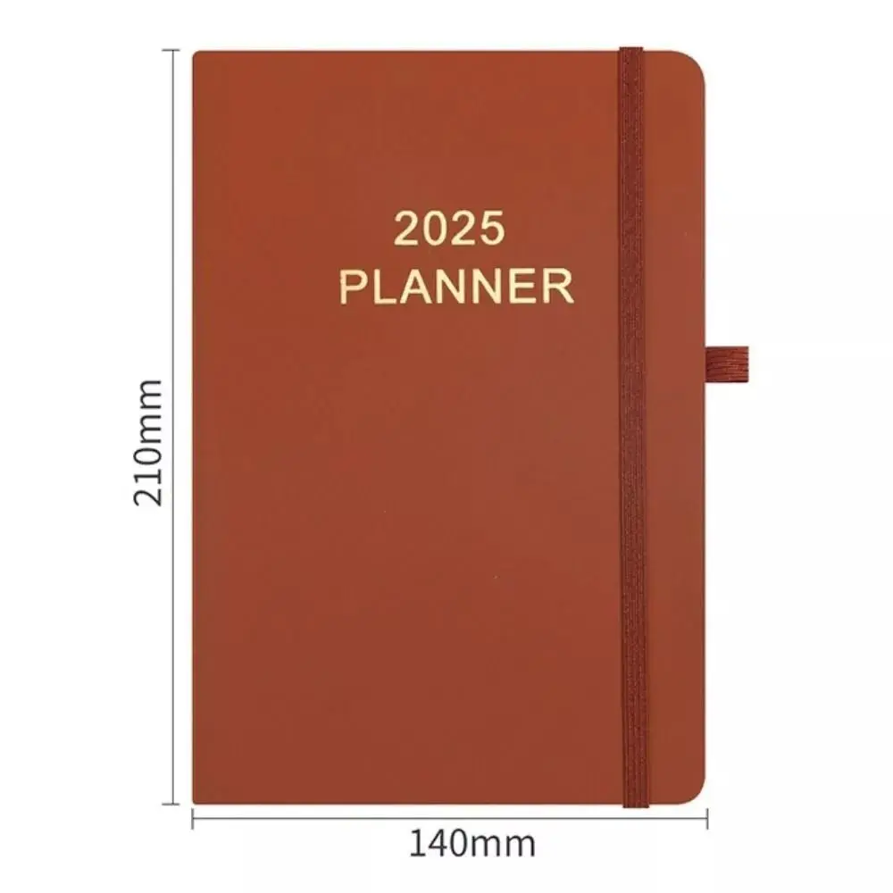 แบบพกพา A5 2025 Agenda Book Planner Reminder To Do List Schedule Book 365 วันหนา Planner อุปกรณ์สํานักงาน