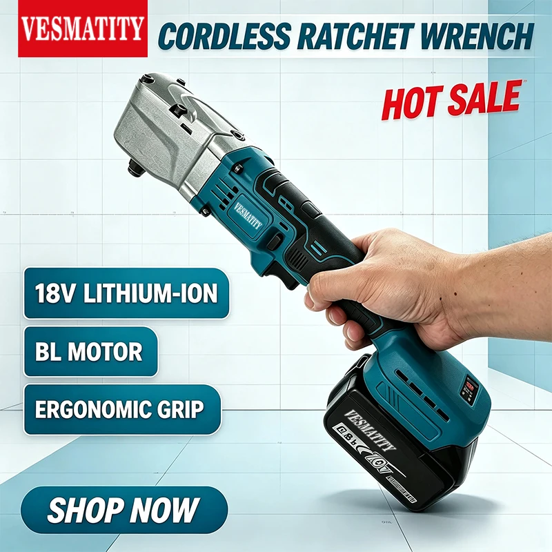 Cordless Electirc Wrench Ratchet Wrench Brushless Motor Hand-held Wrench Electric tool For Makita Battery