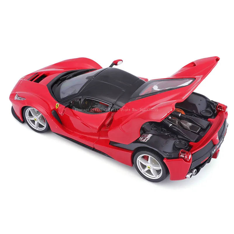 Bburago-vehículo de lujo de aleación de Ferrari LAFerrari Aperta, escala 1:24, coches fundidos a presión, colección de juguetes, regalo