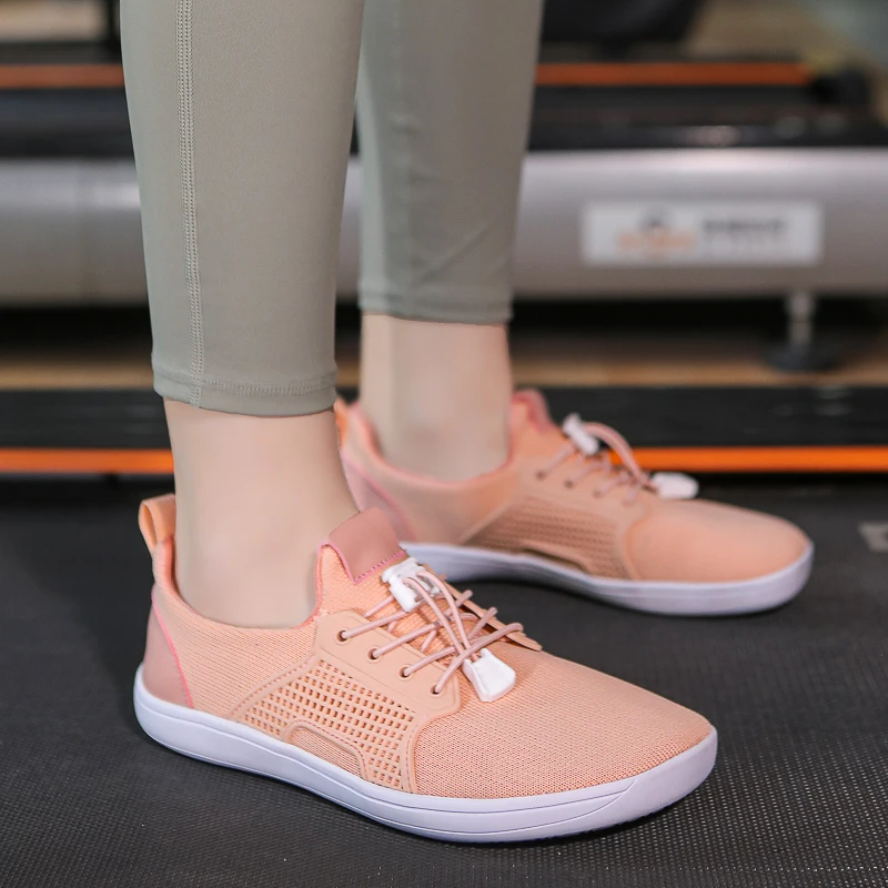 HKDQ Male Barefoot Shoes Minimalist Walking Sneakers Women Wide Toe Box Non Slip Gym Fitness Sneakers Breathable Shoes for Woman