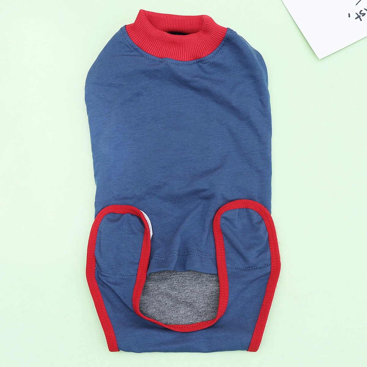 

Dog Sterilization Recovery Clothing Apparel Pet Surgery Clothes Surgical Gown Blue
