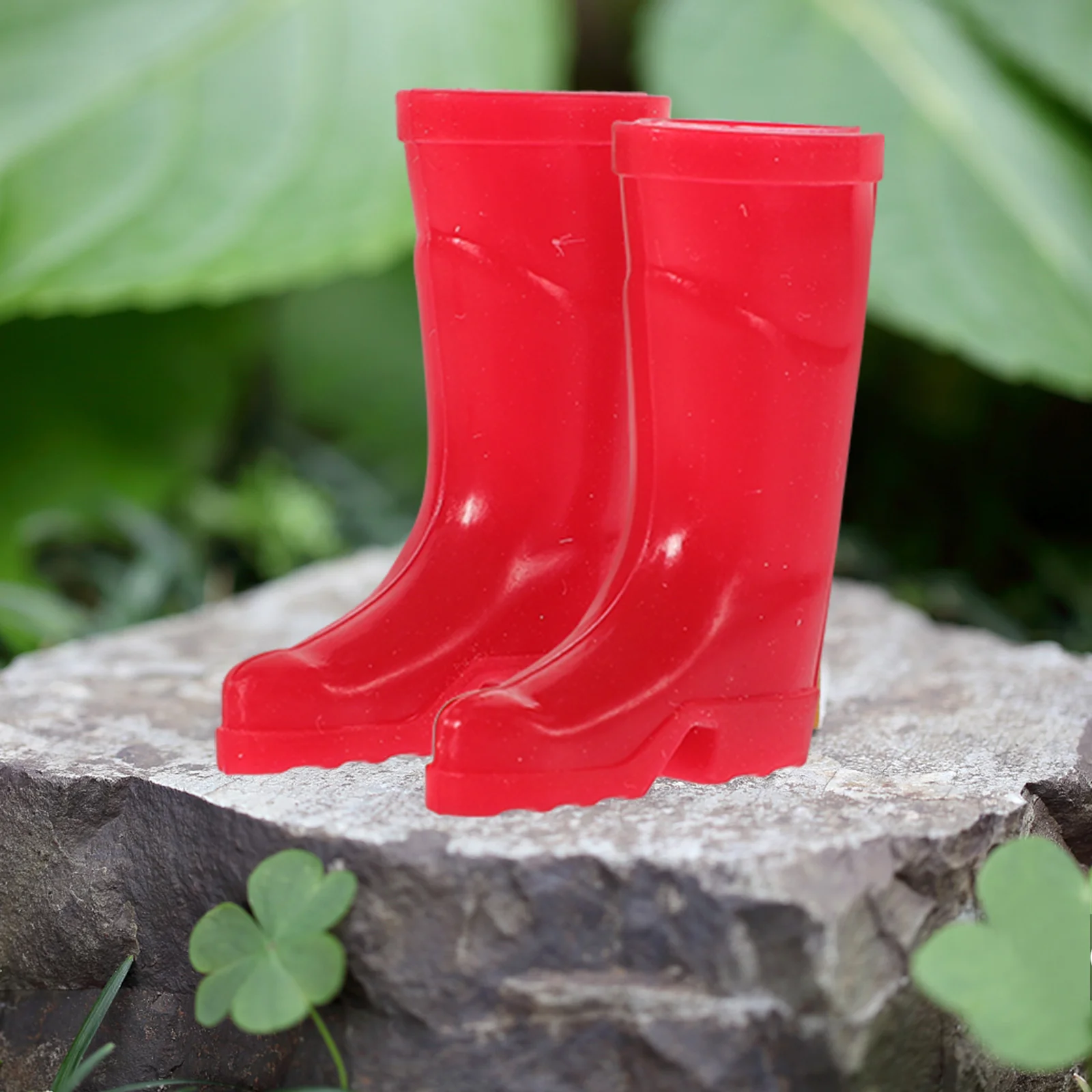 Mini Botas de lluvia, guantes, zapatos, casa de figuras, zapatos para la lluvia y decorar suministros de Abs, accesorio de diseño en miniatura