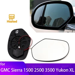 Mirror Heated Side Mirror Glass Rearview Mirror Lens for GMC Yukon XL Sierra 1500 2500 3500