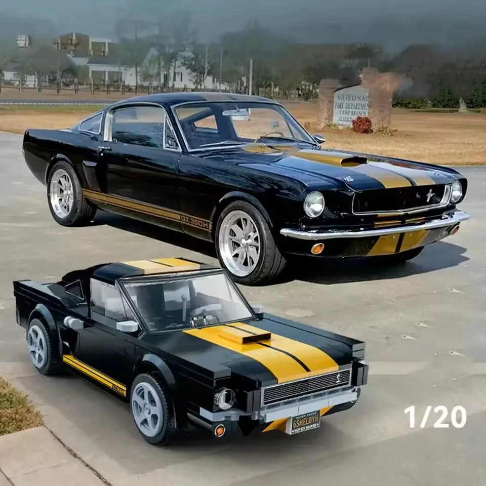 كادا 1:24 مقياس الرياضة سيارة اللبنات GT350H 131 أبارث أسترا V8 سباق المركبات الطوب أطقم ألعاب تعليمية للأطفال الهدايا