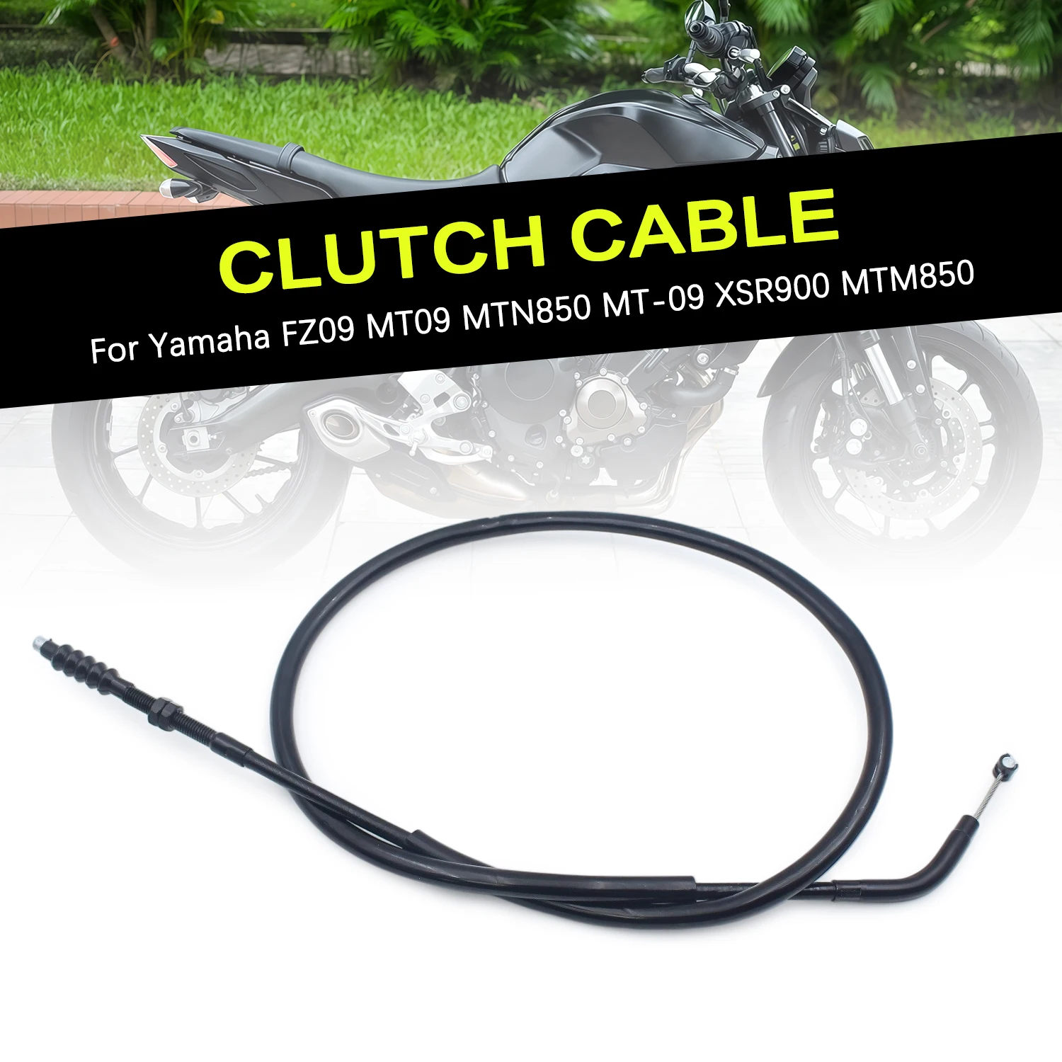 Motorcycle For Yamaha FZ09 2014-2017 MT-09 MTN850 XSR900 MTM850 Clutch Cable Steel Wire Line 1RC-26335-00-00 1RC-26335-01-00