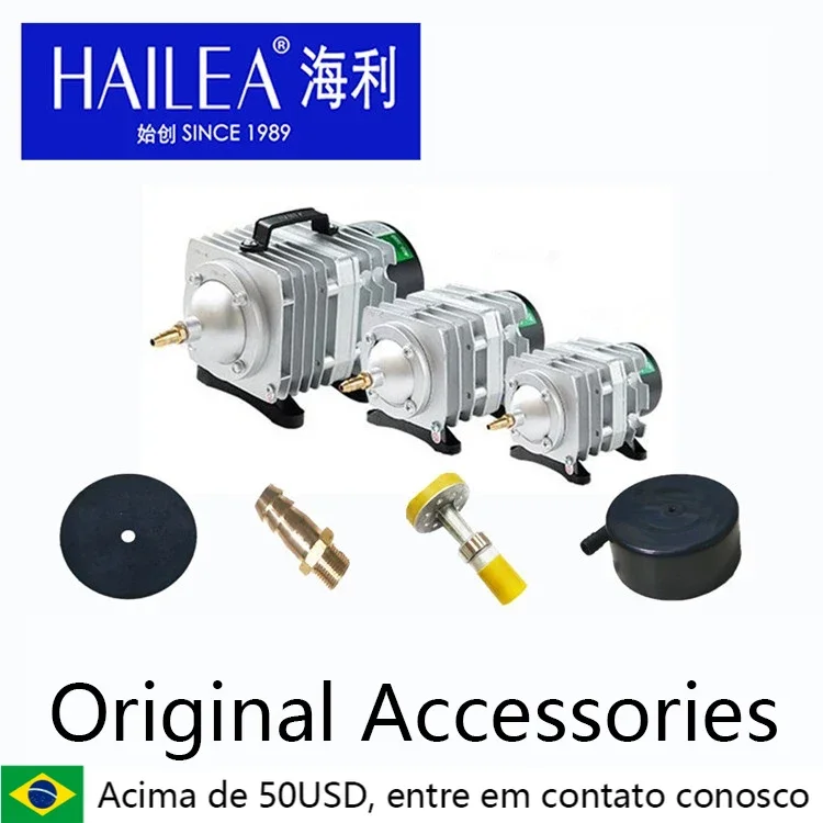 HAILEA ACO-208 308 318 328 solenoid type air compressor original parts valve piece copper head piston motor carry handle