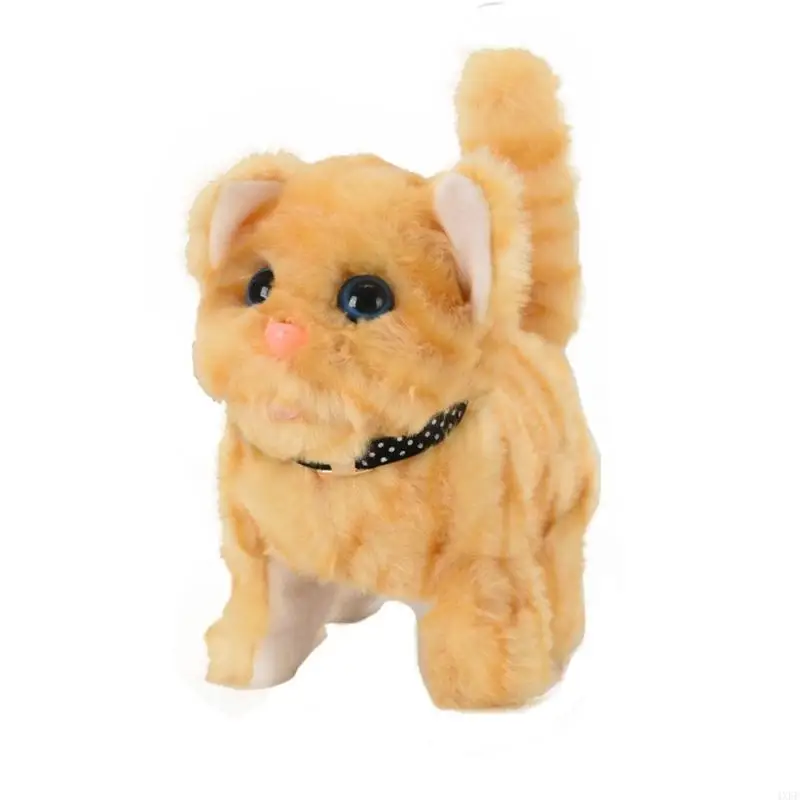 Pet Robot Kitten Natural Moving Purring Doll That Encourages Early Learning Skills