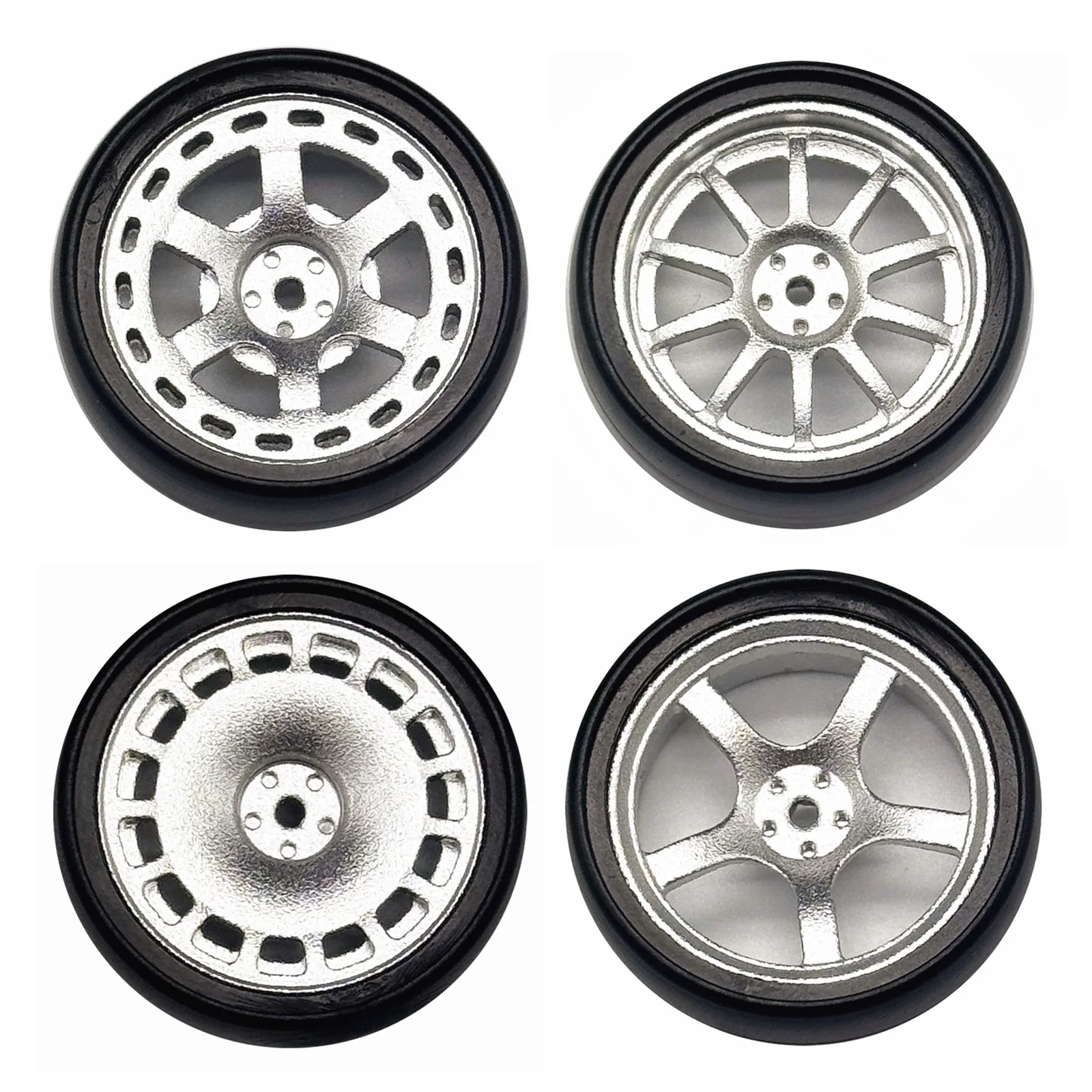 

1/18 LDRC LD1801 LD1802 LD1803 LD1804 A01 A02 A86 4 шт. Металлическая 32 мм RC Hard Drift Tire Wheel Жесткая шина 1:18 Детали для обновления радиоуправляемого автомобиля