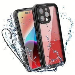 Shellbox hot sale  PC+TPU Lens Protection Rugged Durable full seal IP68 Waterproof Phone case for iPhone 16 Pro Max XR 12 13 14