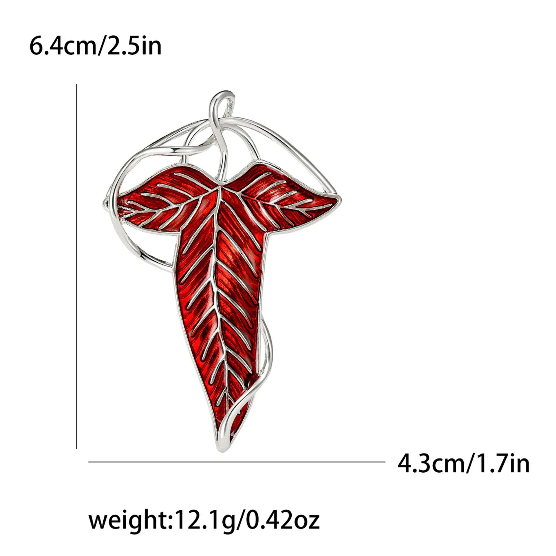 Trendy Enamel Oil Drip Leaf Brooches for Women Unisex Botanical Pins Multi-color Available Casual Party Accessories Gifts