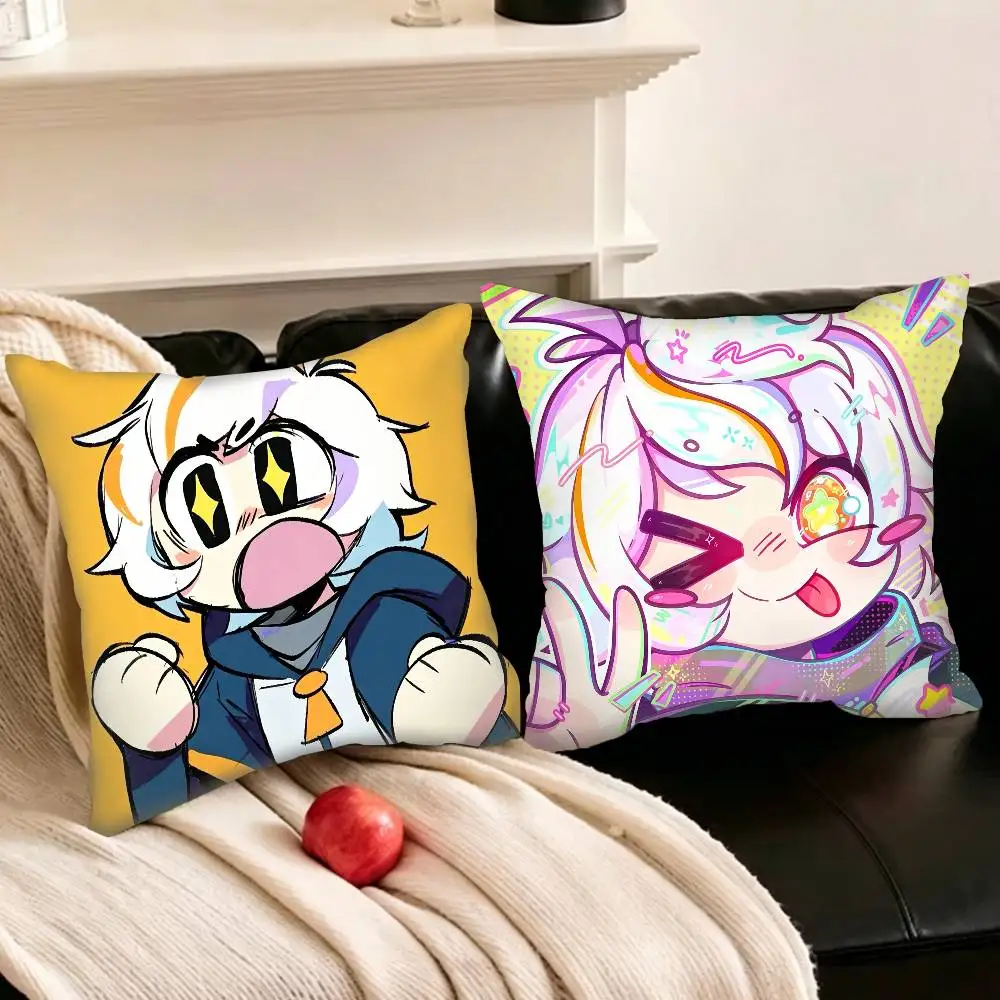 

Cute Art Chuy-Y M-Mines Various Sizes Square Pillowcase For Car Home Bedchamber Decor