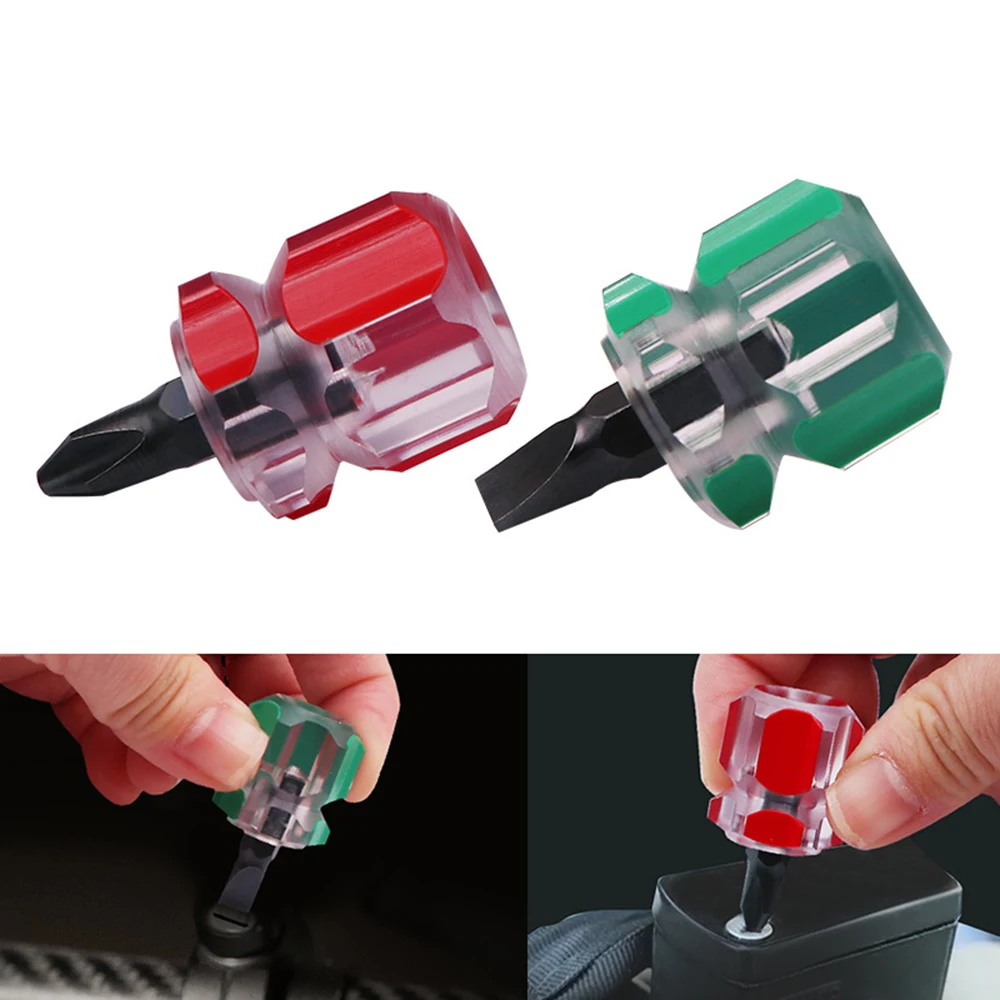 

Mini Hand Screwdrivers for Car with Short Handle, Universal Portable Cross Screwdriver, Hand Tools