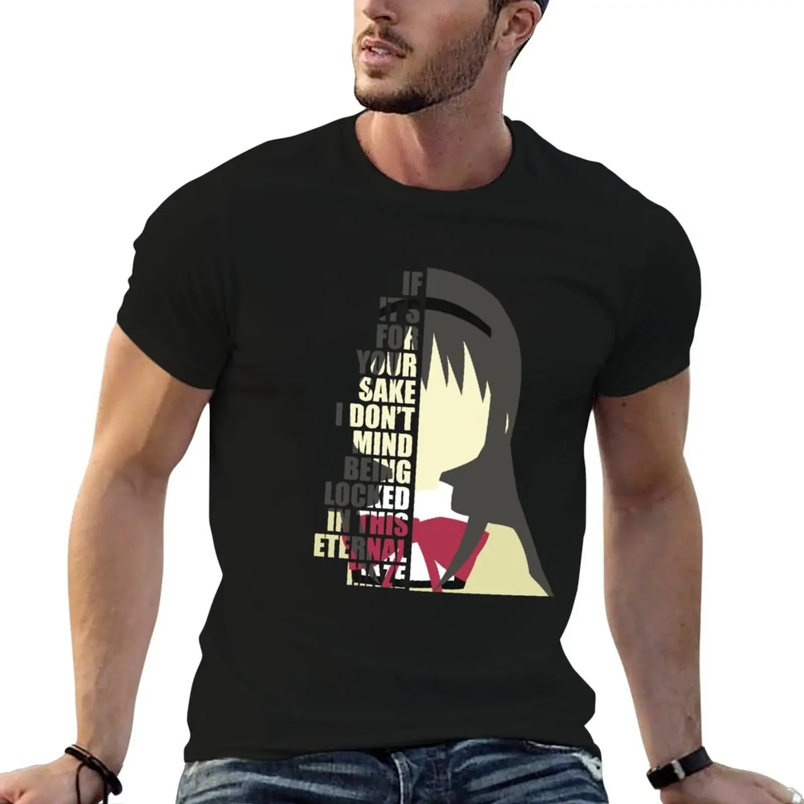 

Madoka Magica - Homura Quote T-Shirt oversized graphic tee Short sleeve tee custom t shirt heavyweight t shirts for men