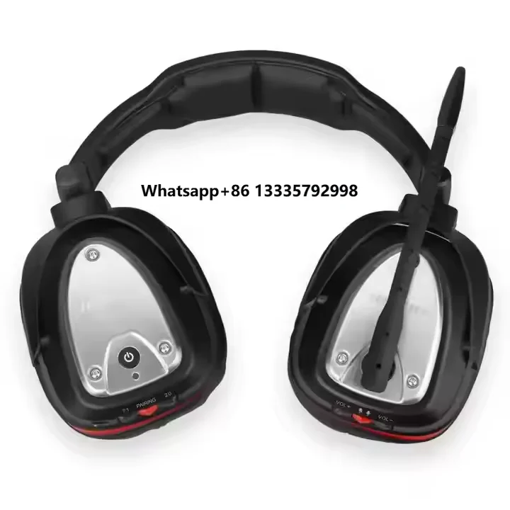 

2.4GHz Wireless Gaming Headset USB with 7.1 Surround Sound and Large Earmuffs for PS4, PC, Switch