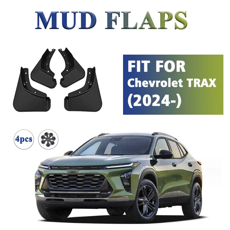 

2024 FOR Chevrolet TRAX Mudflaps Mudguard Fender Mud Flap Guard Splash Mudguard Car Accessories Front Rear 4pcs