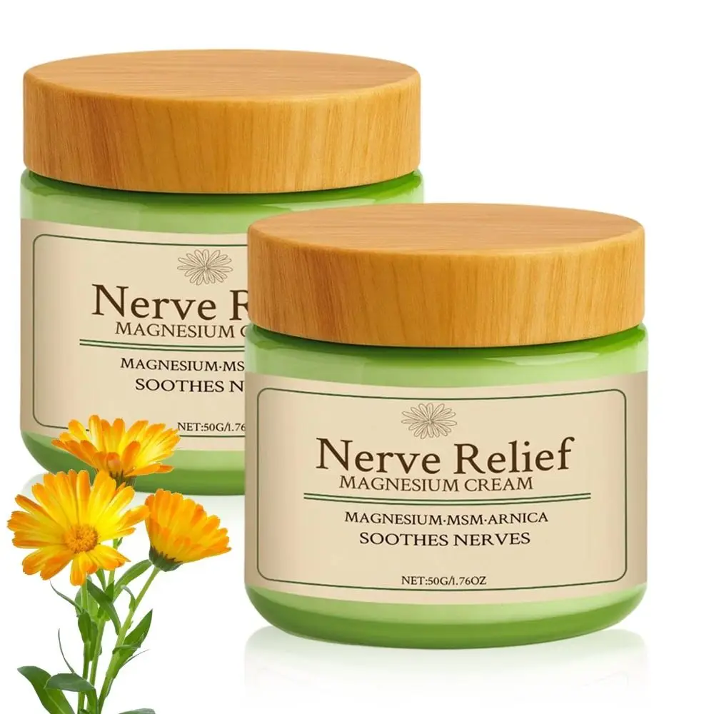 with MSM and Arnica Natural Magnesium Cream for Soothing Mild Ingredients Body Care Cream Relief Relaxation Body Lotion