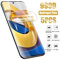 5PCS Hydrogel Film For Xiaomi Redmi Note 8 9 10 Pro 10S 9S 8T 9T Screen Protector For Redmi Note 11 12 13 14 Pro 11S 12S 5G
