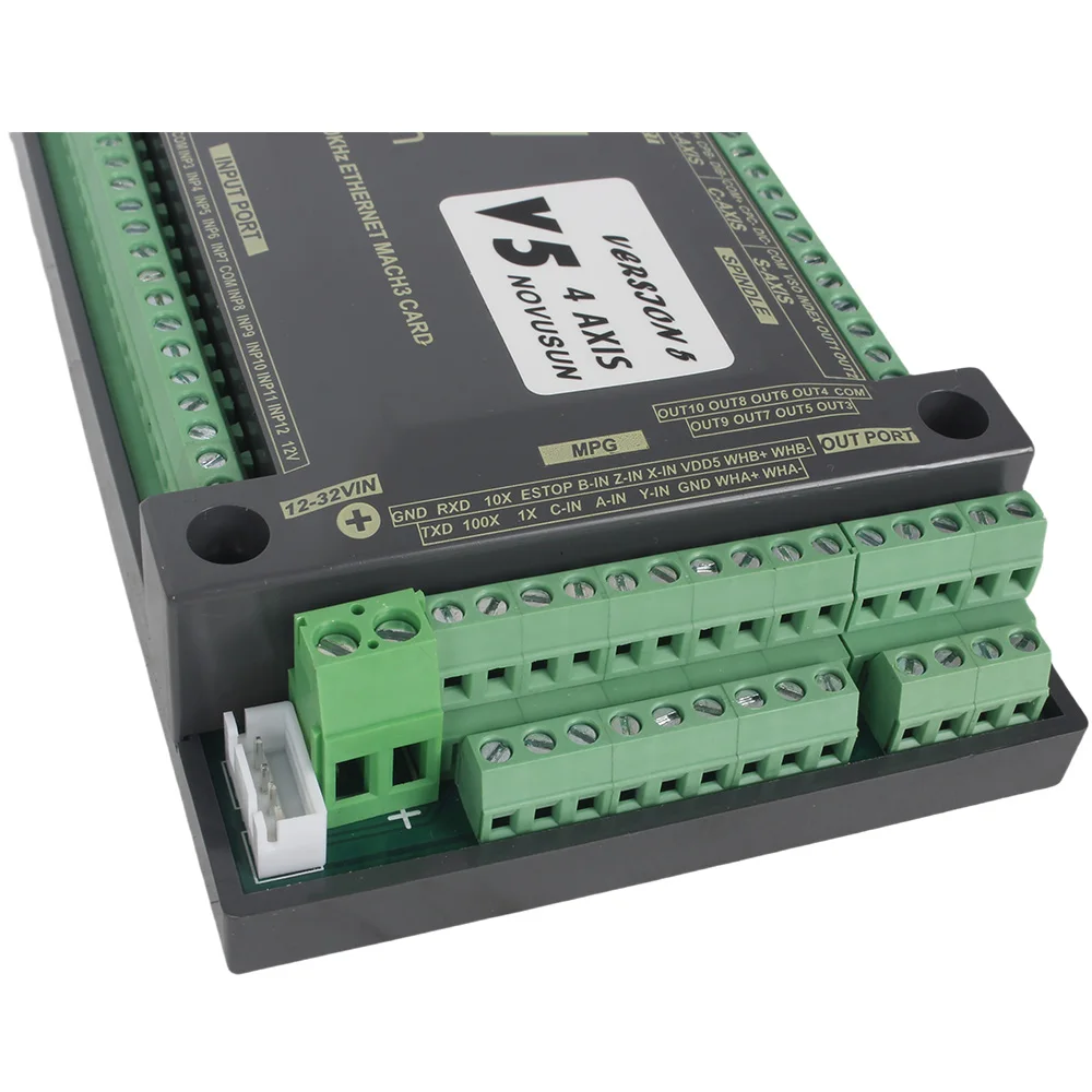 Scheda di controllo CNC V5 Upgrade a 4 assi Mach3, controller di movimento, interfaccia Ethernet NVEM 300KHz