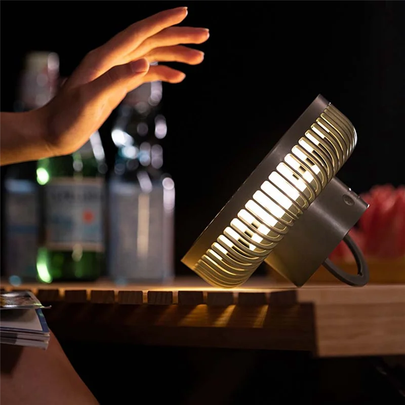 SANQ مروحة تبريد خارجية قابلة لإعادة الشحن صغيرة قابلة للطي تلسكوبية 4000 مللي أمبير كهربائية للمكتب المنزلي-B