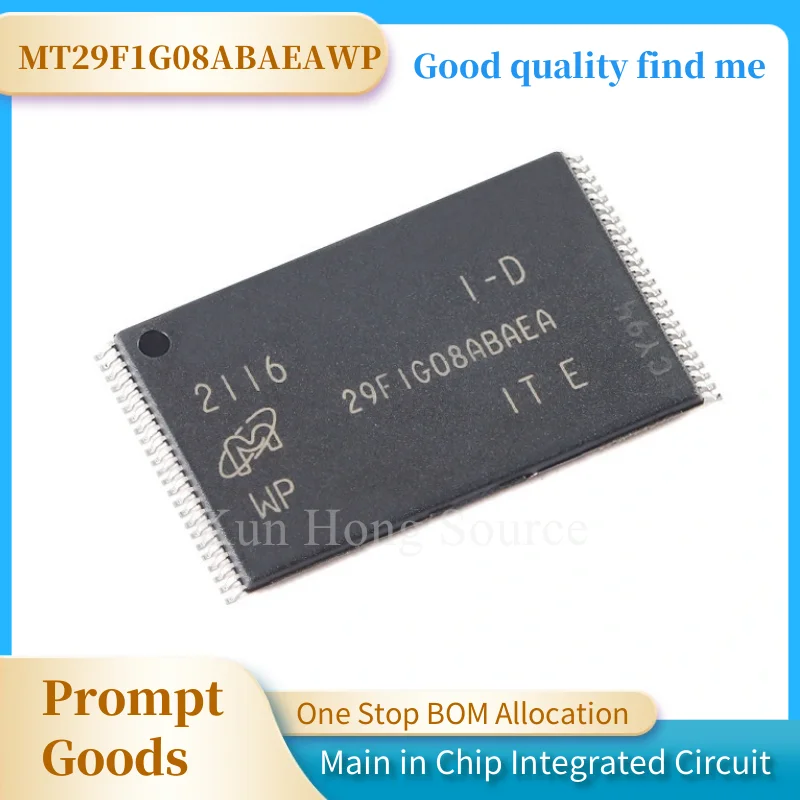 1PCS MT29F1G08ABAEAWP:E 29F1G08ABAEA MT29F1G08ABAEAWP Storage Flash Memory Chip MICRON New Original