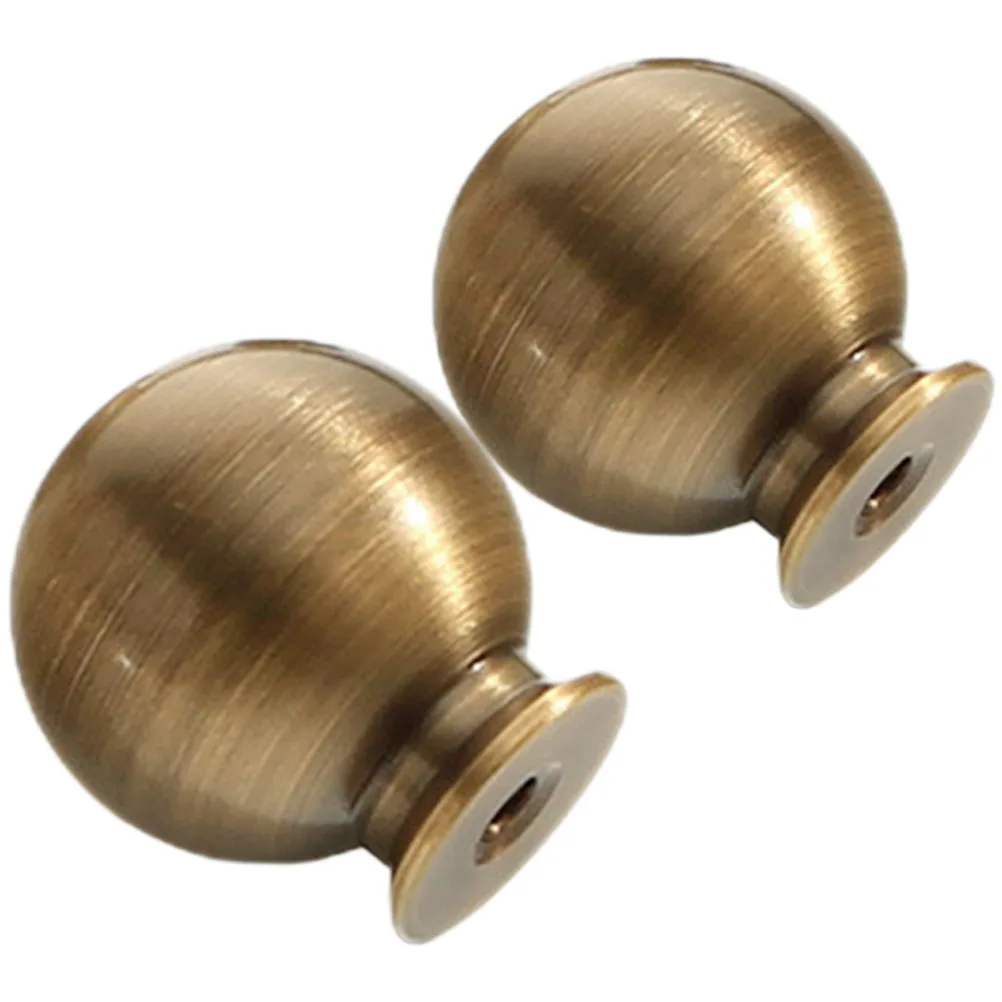 

2 Pcs Copper Door Handles for Bifold Doors Wardrobe Closet Cabinet Metal Pulls Furniture Knobs Durable Hardware