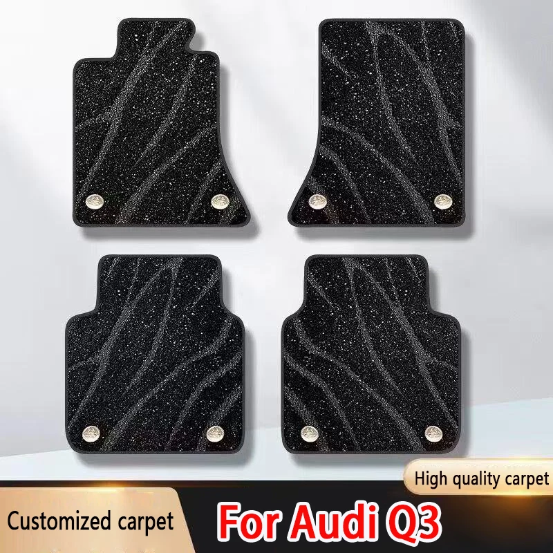 

Автомобильные коврики для Audi Q3 8U 2012-2018: аксессуары для пола автомобиля, водонепроницаемые, защитные, декоративные