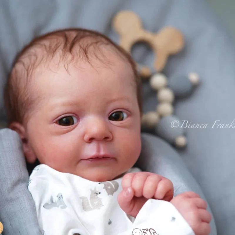 مجموعة دمية فارغة غير مصبوغ تولد من جديد ، فيليسيا فينيل ، أجزاء غير مكتملة بعينين ، قالب ذاتي الصنع ، 19 بوصة