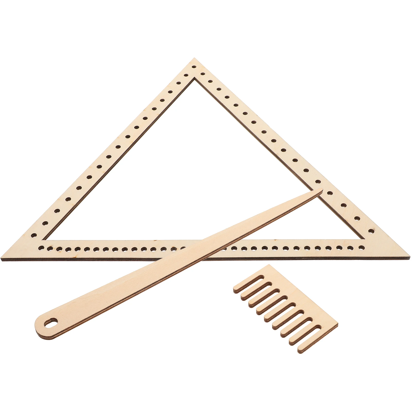 

1 set Loom Tools Yarn Triangle Craft Woven Machine Weave Loom Tapestry Weaving Comb Bracelet Weaving