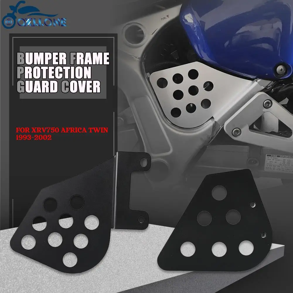 

XRV750 Africa Twin 1993 1994 1995 1996 197 1998-2002 Bumper Frame Protection Cover CNC Motorcycle Frame Guard FOR HONDA XRV 750