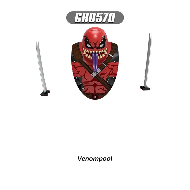 GH0172 Deadpool veanompool pandapool galactuspool ของเล่นเด็กสร้างบล็อกวันเกิด