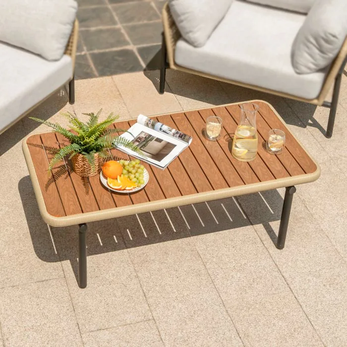 شرفة أريكة الروطان الخارجية B & B حديقة الفناء والترفيه في الهواء الطلق