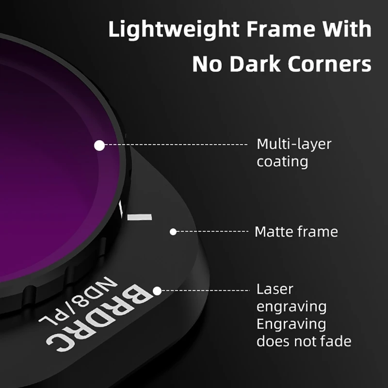 Filtros lente cámara Mini 4 ND8PL ND16PL ND64PL ND32PL ND UV CPL filtros antiarañazos Drones accesorio