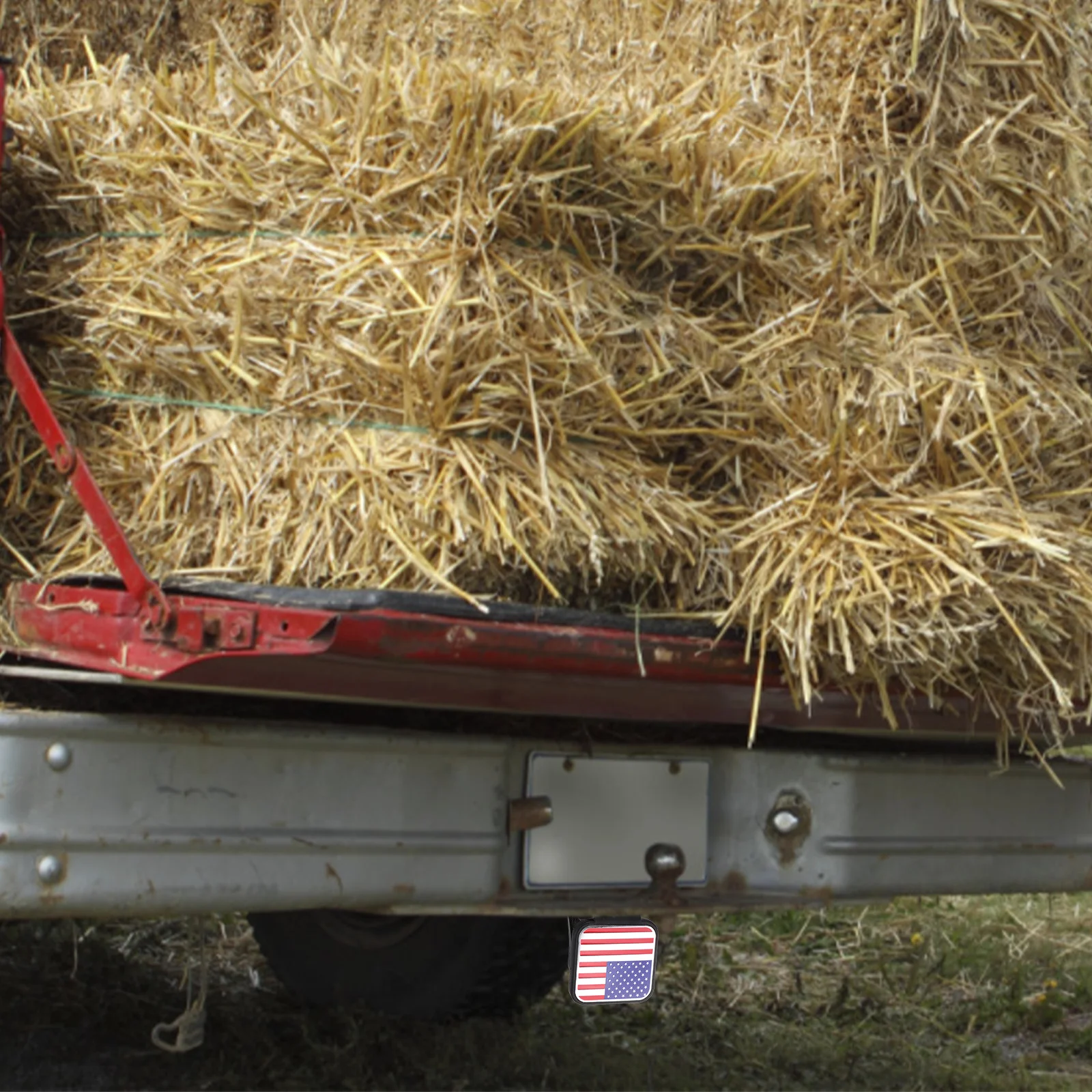 غطاء وصلة مقطورة بعلم أمريكي، غطاء وصلة سحب مطاطي متين، قابس واقٍ لملحقات سحب مقطورات السيارات على الطرق الوعرة #2