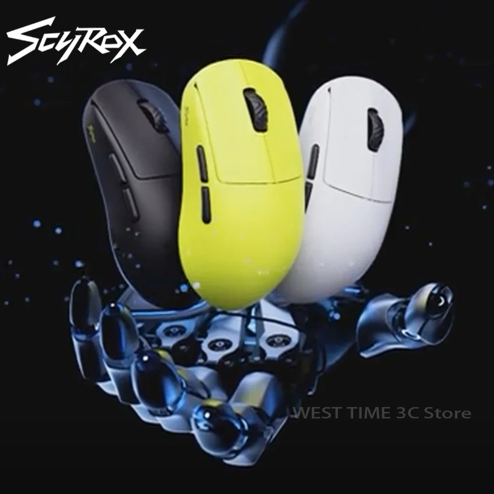 Scyrox-Souris sans fil V8 Paw3950 Tourists Mode, retour 8k, ergonomique, 36g, E-Sports, accessoires PC, Wins, Mac Gaming, Web Soft